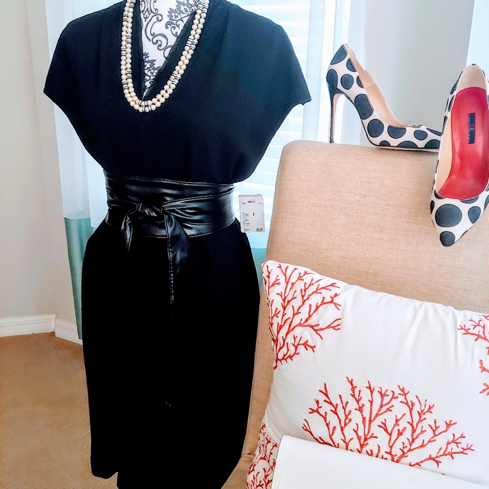 Basic black dress New size M